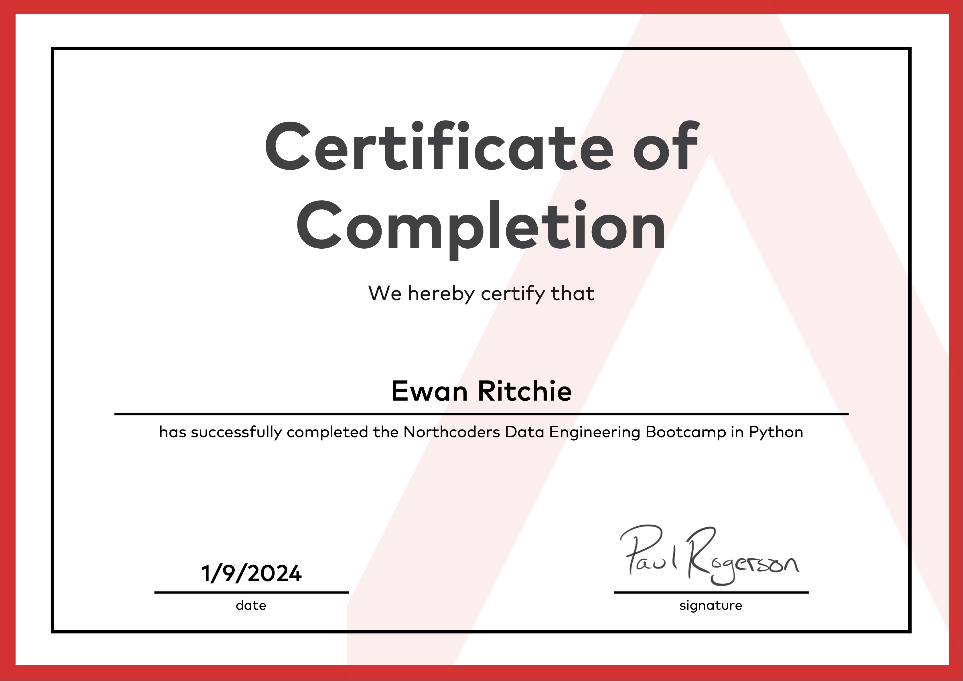 Northcoders Data Engineer