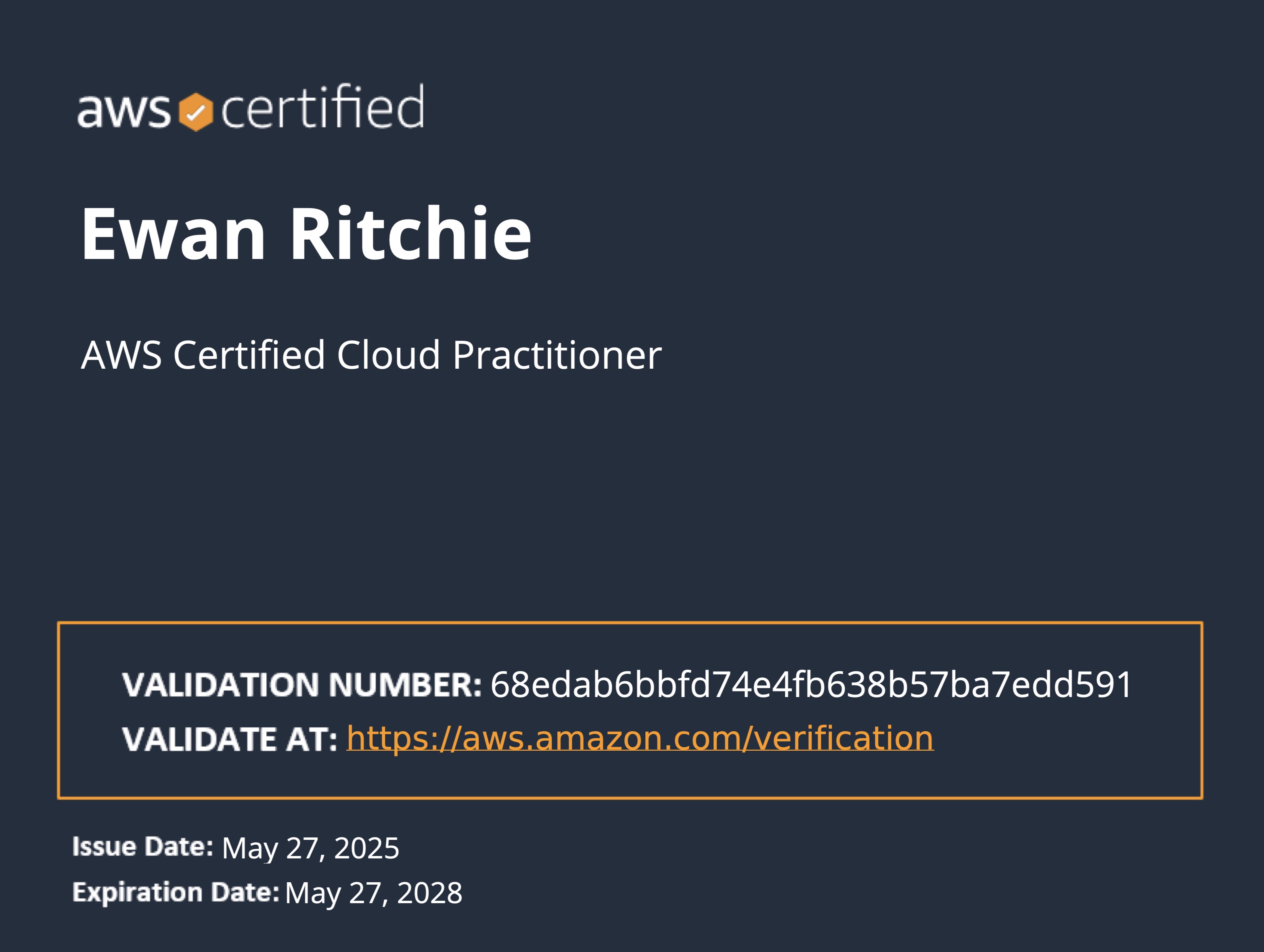 AWS Cloud Practitioner