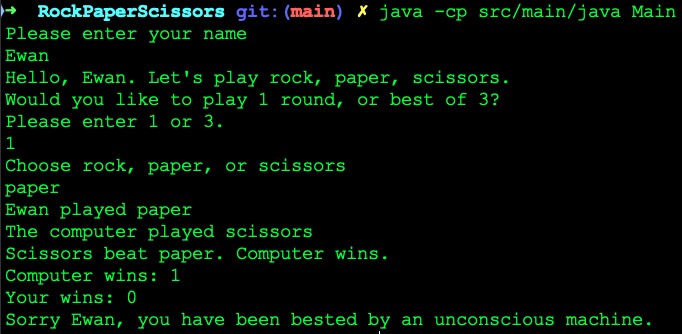 Rock Paper Scissors Gameplay